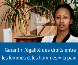 Maha El Dirdiri - Garantir l&#039;égalité des droits entre les femmes et les hommes = la paix