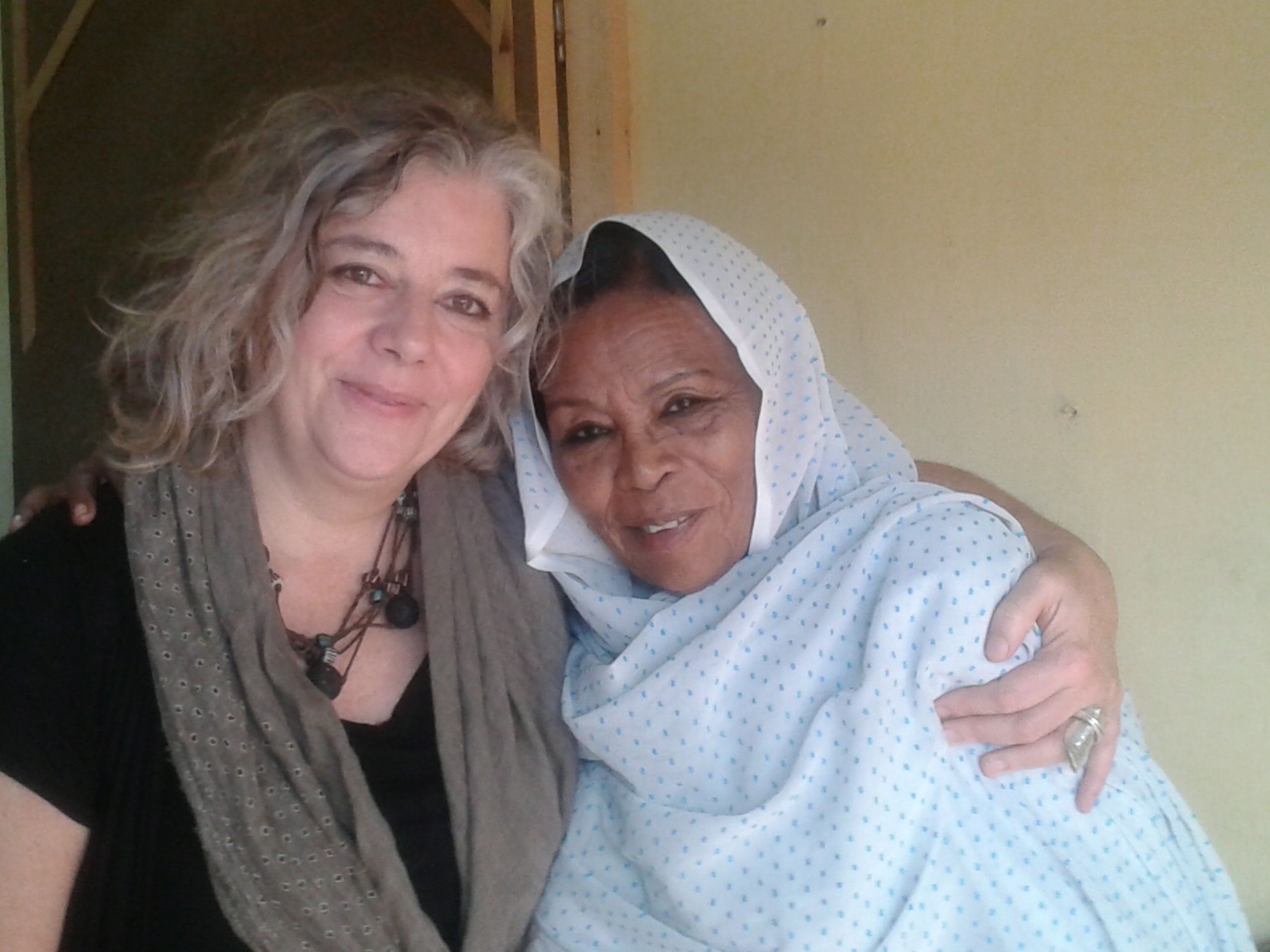 Amanda Dale and Fatima Abualgasim, prominent women’s rights legal activist and founder of SORD’s legal clinics.
