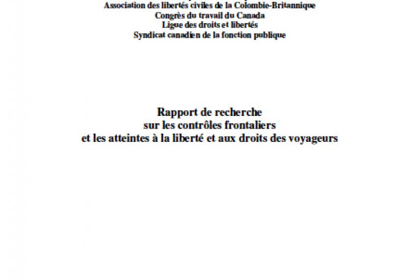 Page couverture du rapport 2010