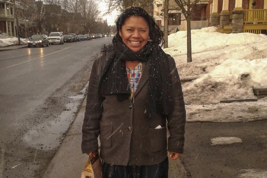 Lolita Chávez: Human rights’ activist taking part of the Defend Dissent Tour in Canada