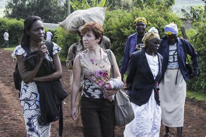 Jean Symes d'Inter Pares au Kenya.