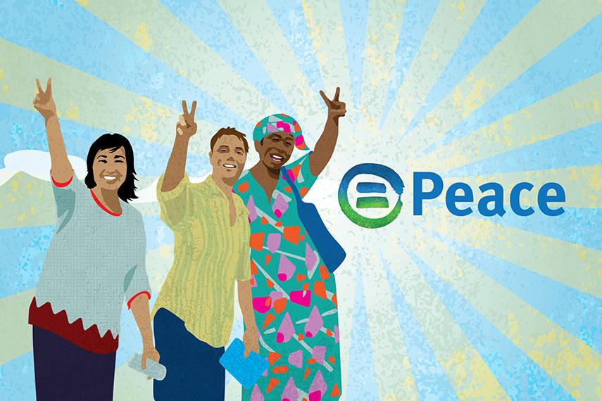 Peace campaign visual