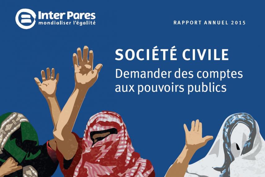 couverture du Rapport annuel 2015 d'Inter Pares