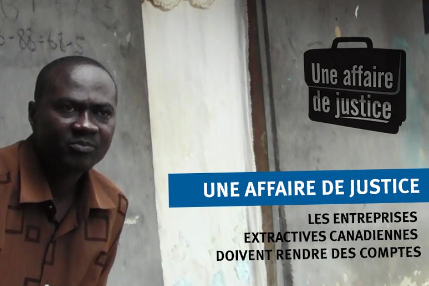 Visuel de la campagne Une affaire de justice