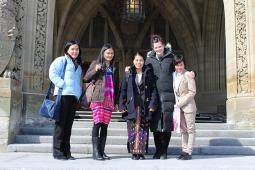 La délégation de femmes de Birmanie.