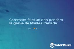 Comment faire un don pendant la grève de Postes Canada - Inter Pares logo