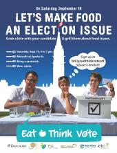 Eat Think Vote poster