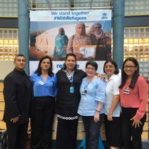 PCS delegation meeting with UNHCR staff for the Americas